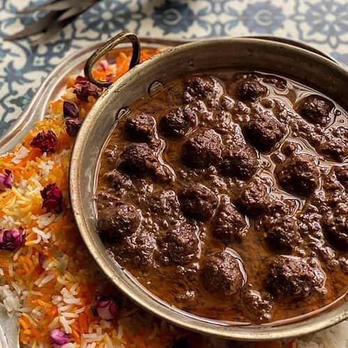 خرید کنسرو خورشت فسنجون گوشت قلقلی + قیمت فروش استثنایی